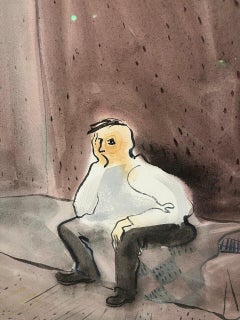 Vintage John P. Coleman Watercolor