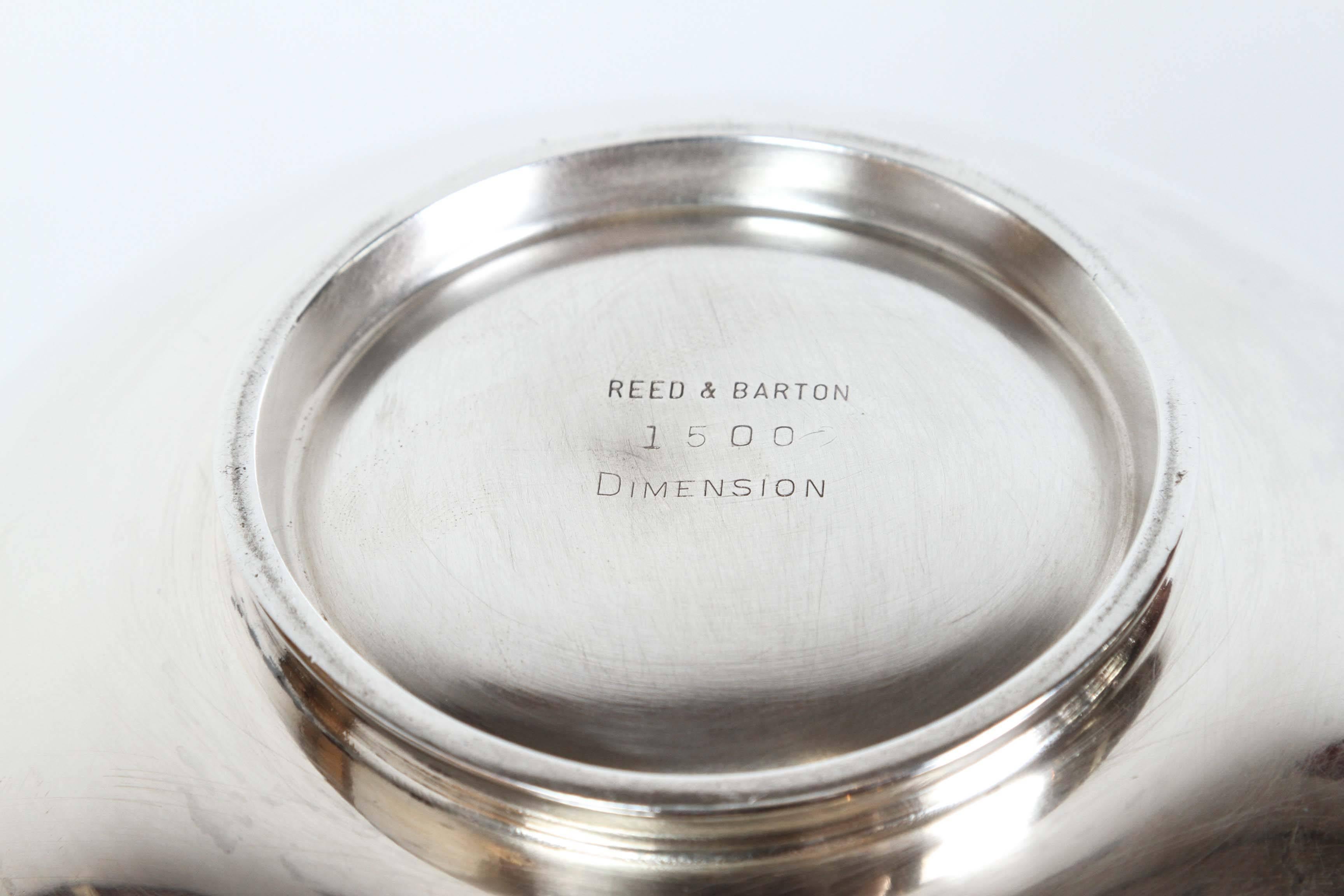 Argento Servizio da tè e caffè d'epoca John Prip per Reed & Barton 