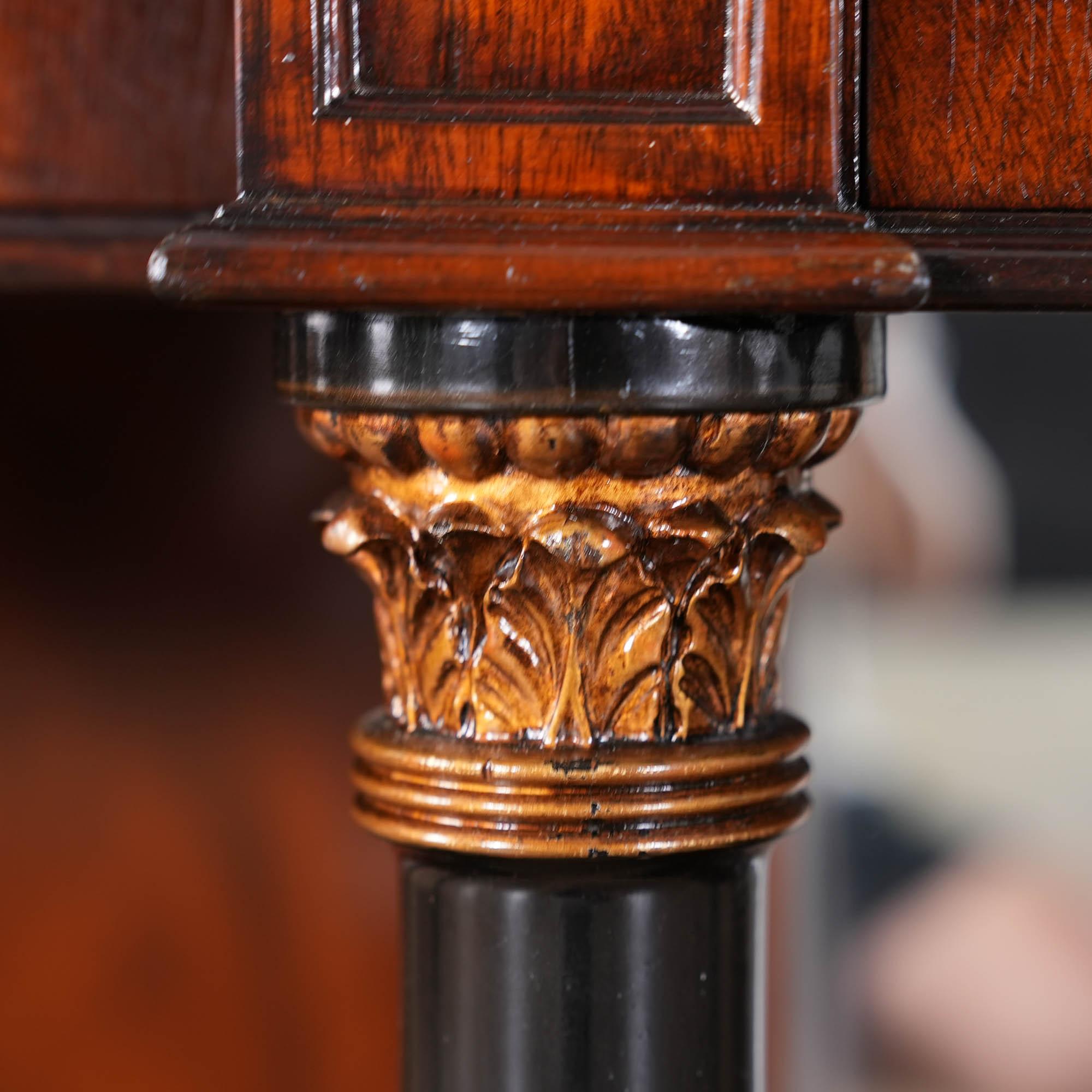 Vintage John Scalia Console Table In Good Condition For Sale In Annville, PA