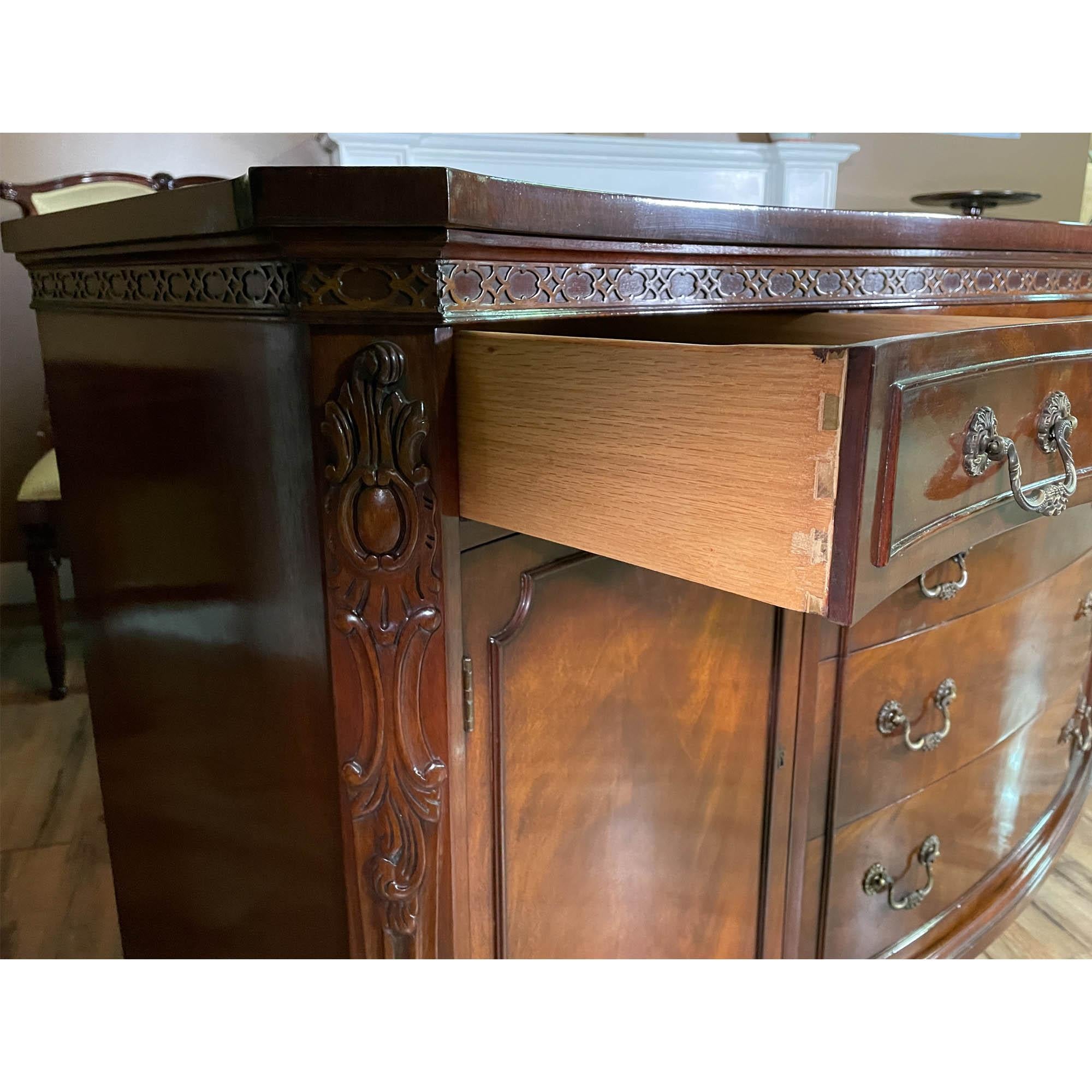 Mahogany Vintage John Stuart Sideboard For Sale