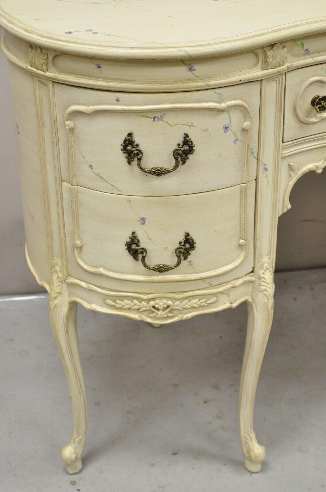 kidney shaped dressing table
