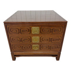 Vintage John Widdicomb Campaign Walnut Chest