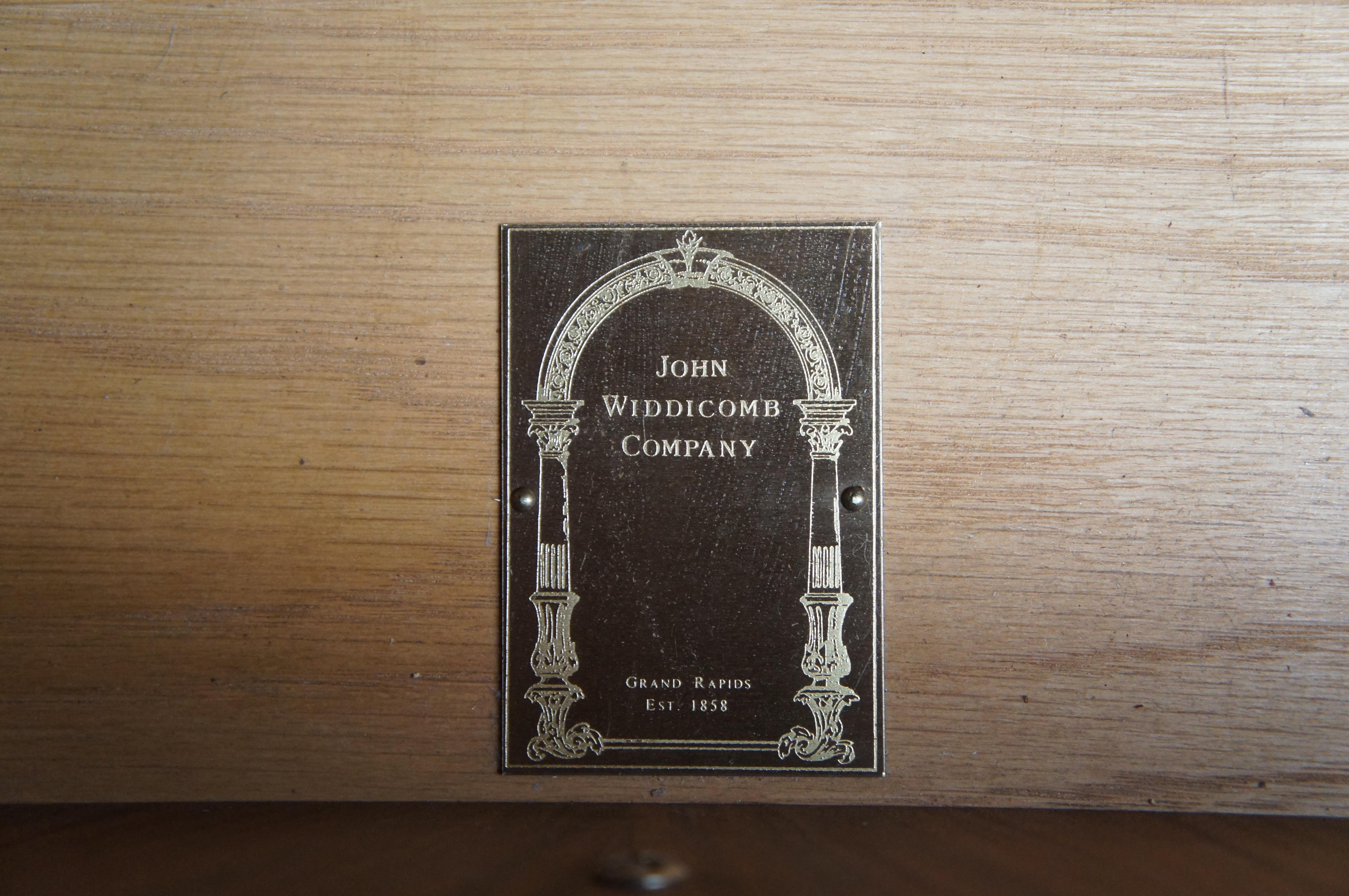 Vintage John Widdicomb French Empire Cherry Armoire Wardrobe TV Media Cabinet 1