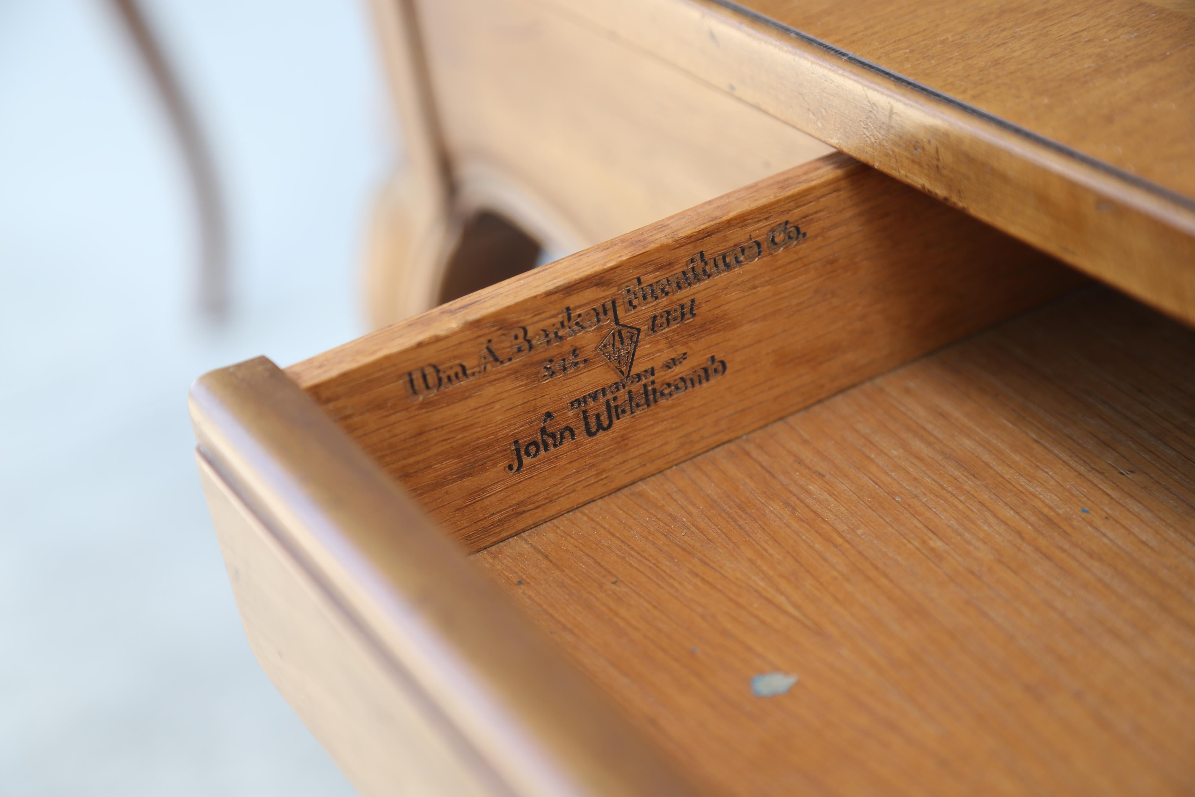 Vintage John Widdicomb Game Table 1