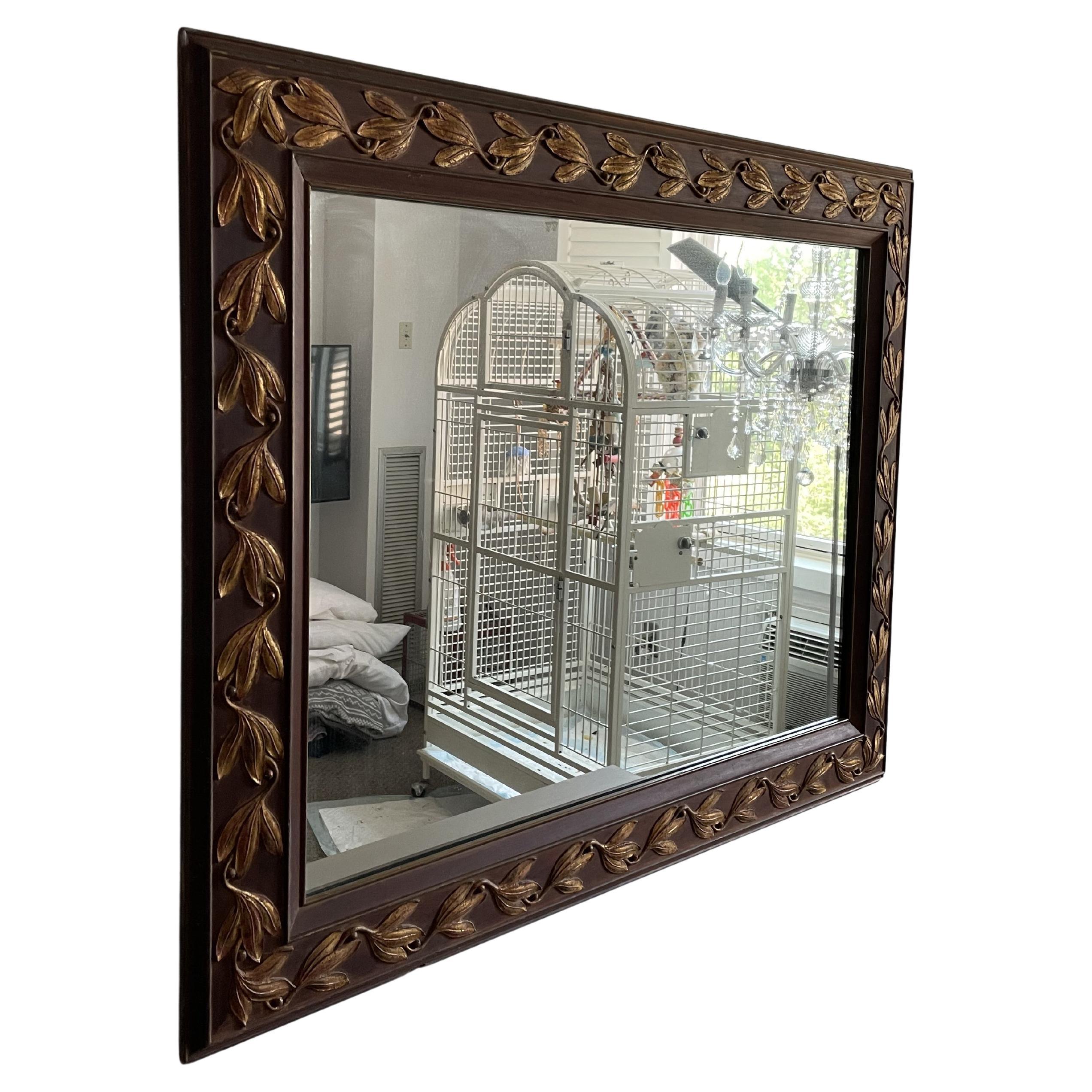 Classic Widdicomb styling in this fabulous wooden mirror with gilt leaf reliefs.
Curbside to NYC/Philly $350.