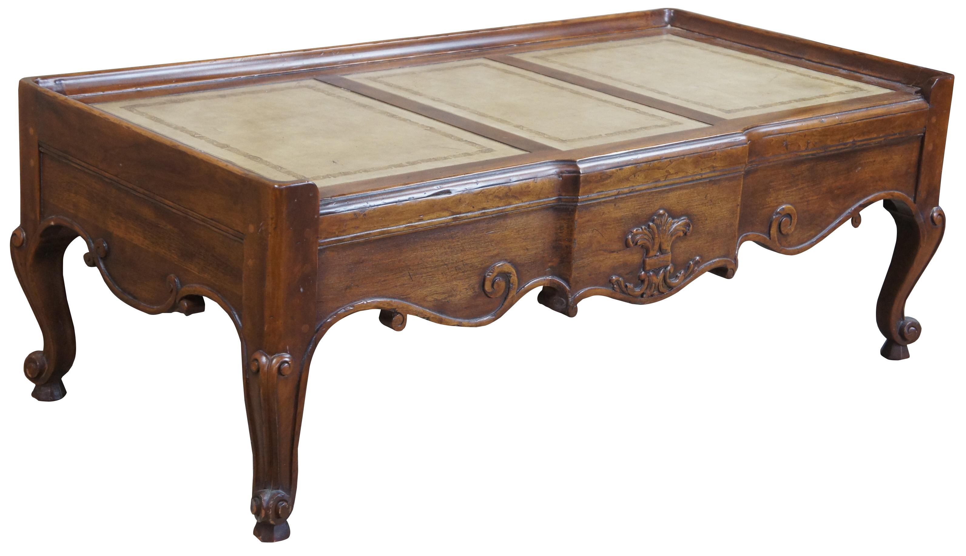 vintage french provincial coffee table