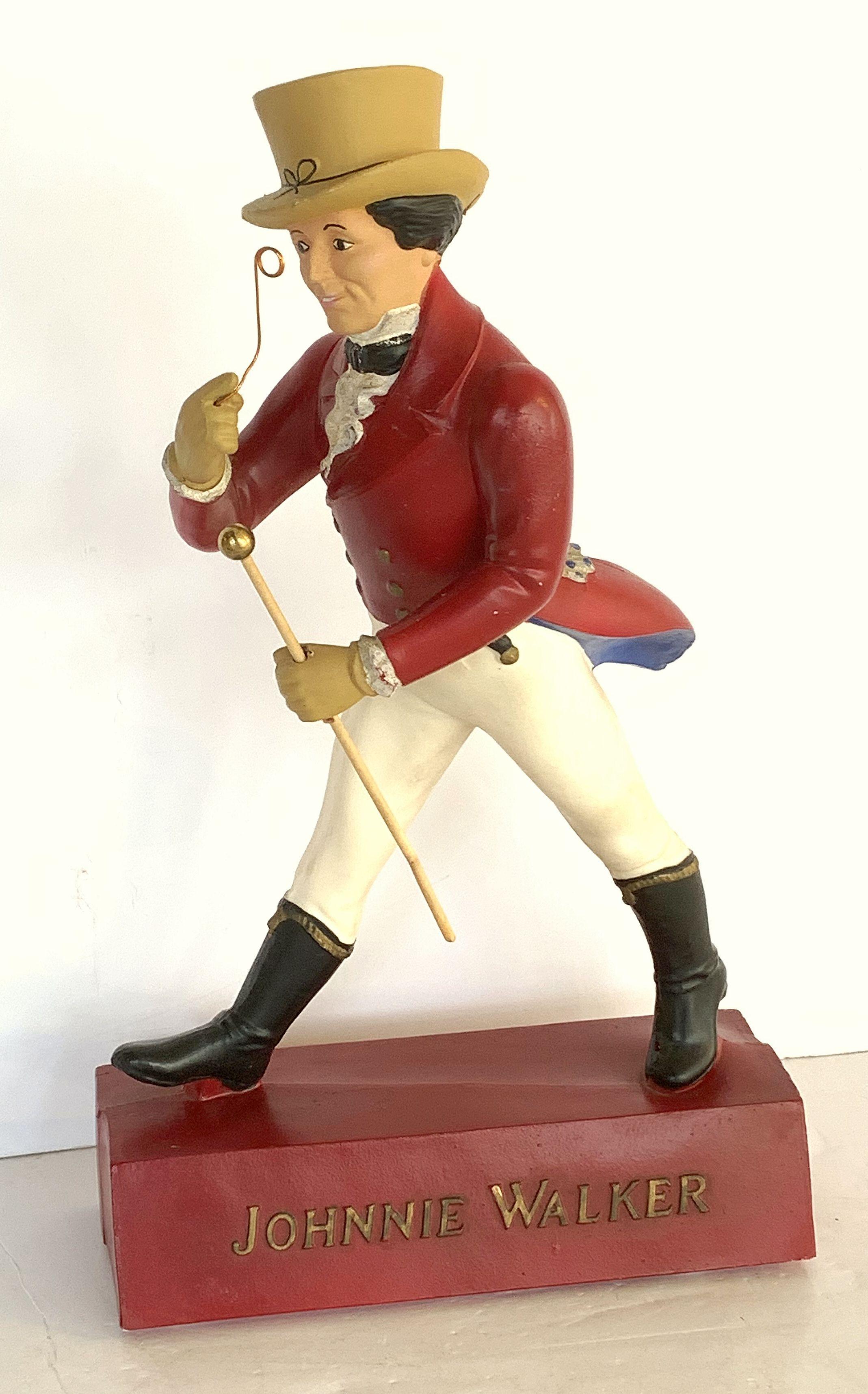 Vintage Johnnie Walker Scotch Whisky Figure Advertising Prop 6