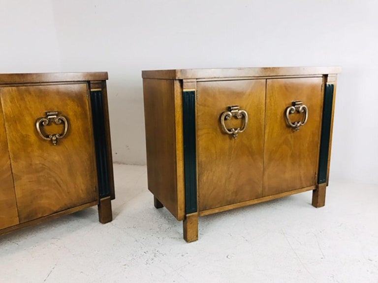 Vintage Johnson Furniture Chests/Night Stands For Sale at 1stDibs