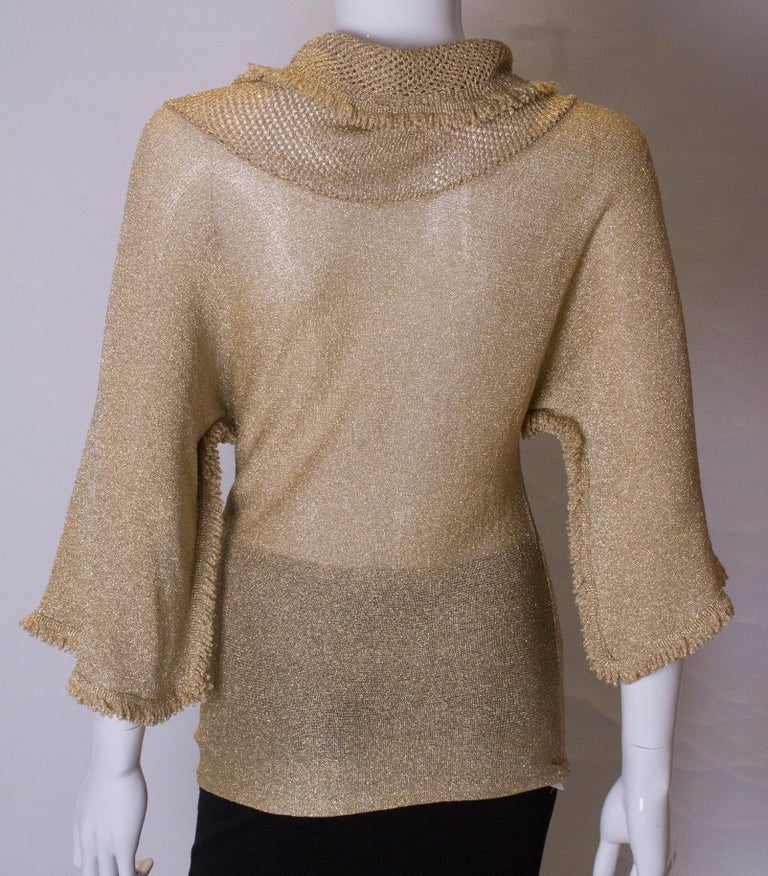ladies gold jumper uk