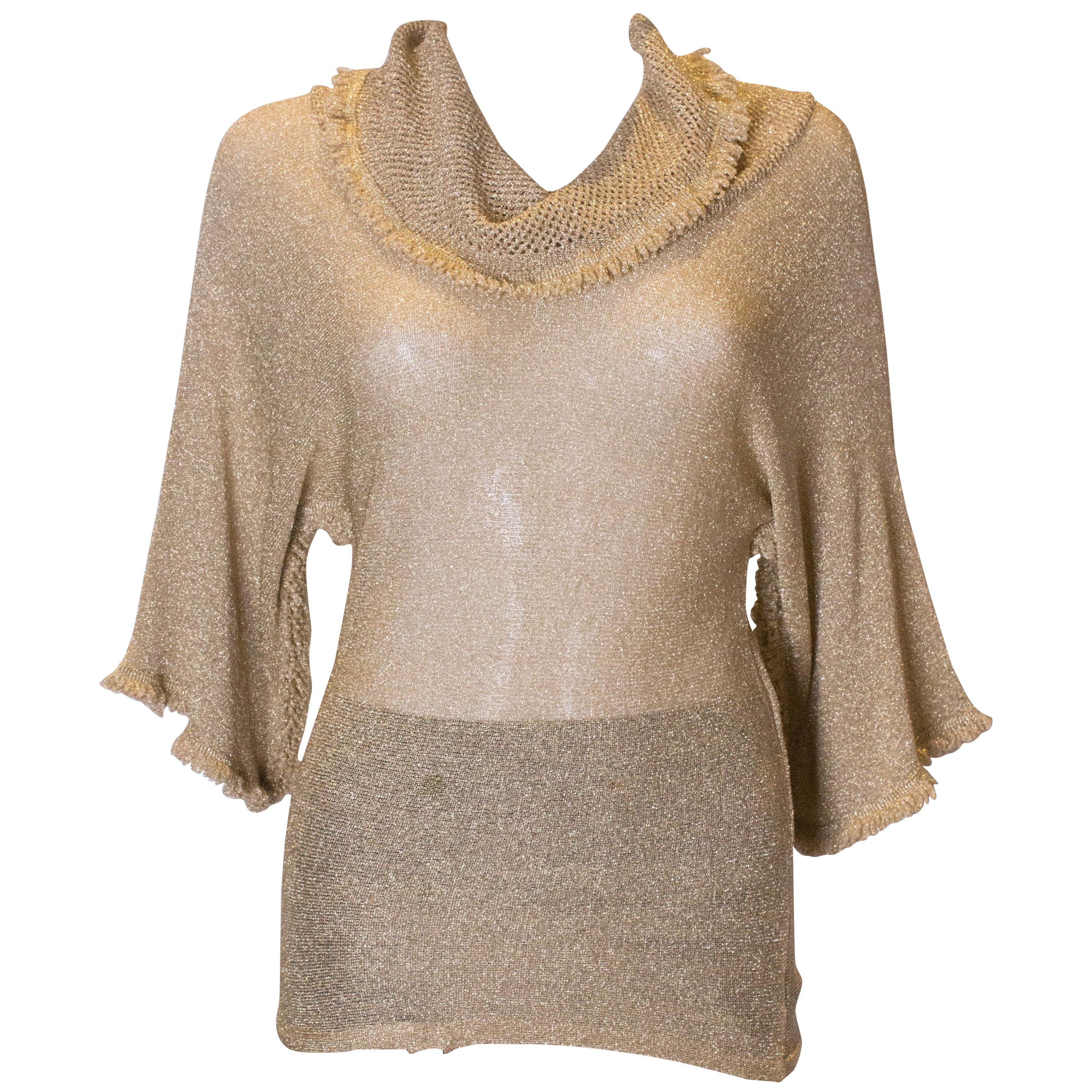 Vintage Jolynne Gold Jumper