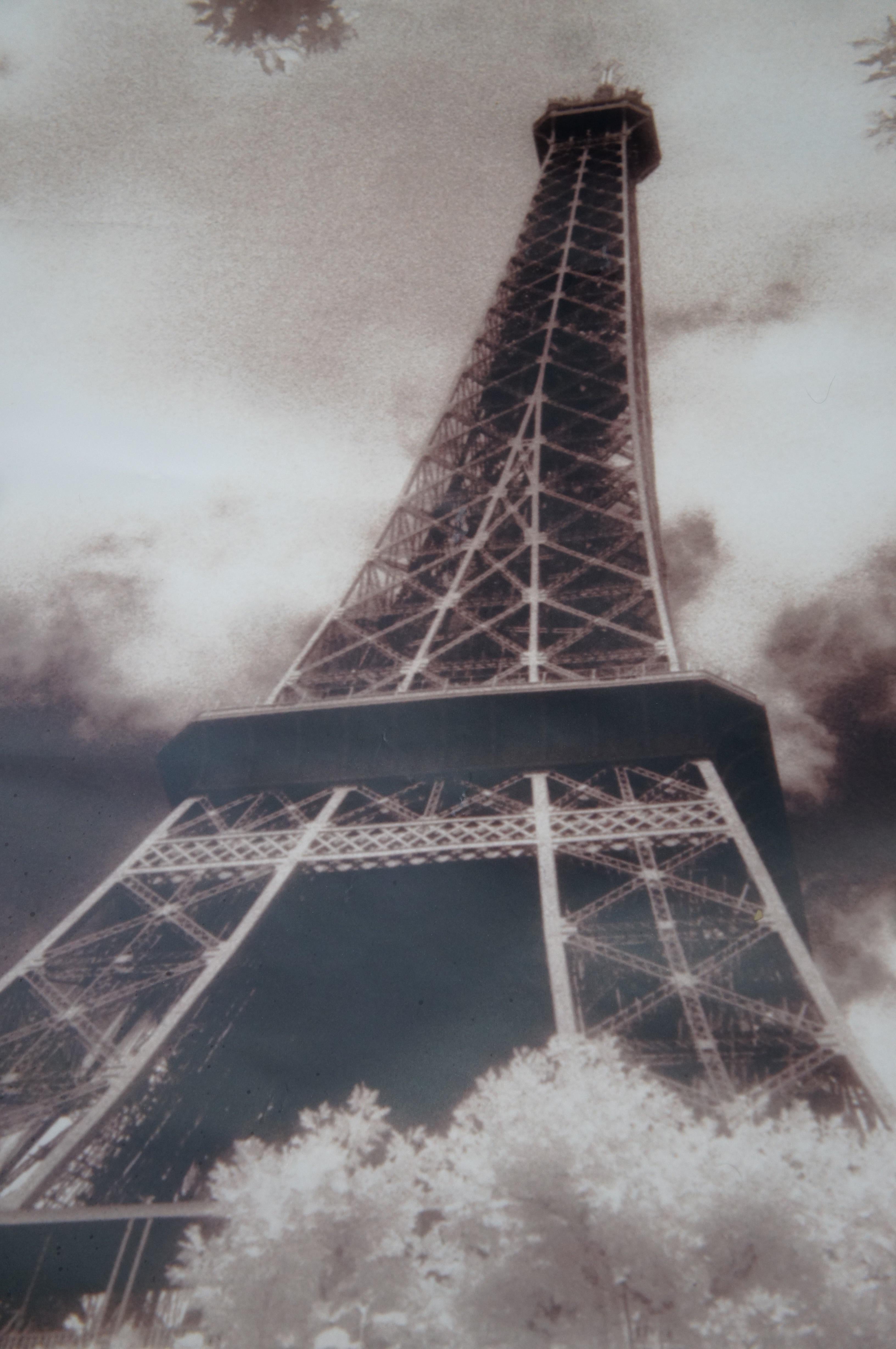 Vintage Jon Arnold over Sized Eiffel Tower Paris France Poster Fujifilm For Sale 1