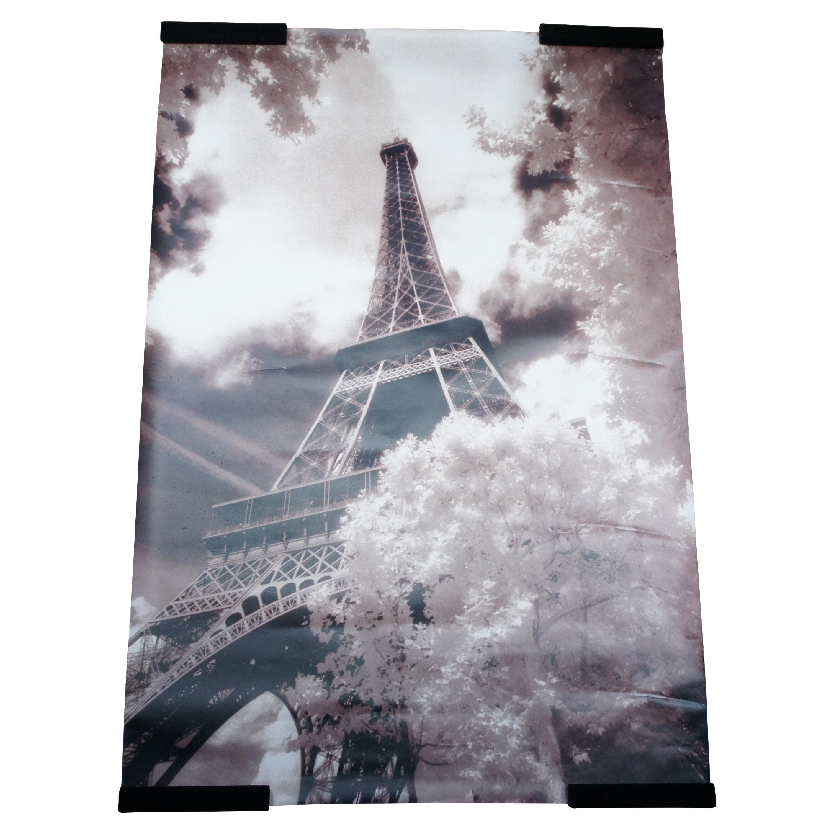 Vintage Jon Arnold over Sized Eiffel Tower Paris France Poster Fujifilm For Sale