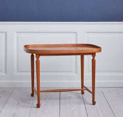 Vintage Josef Frank Mahogany Tea Table "Tebordet", Sweden, 1950's