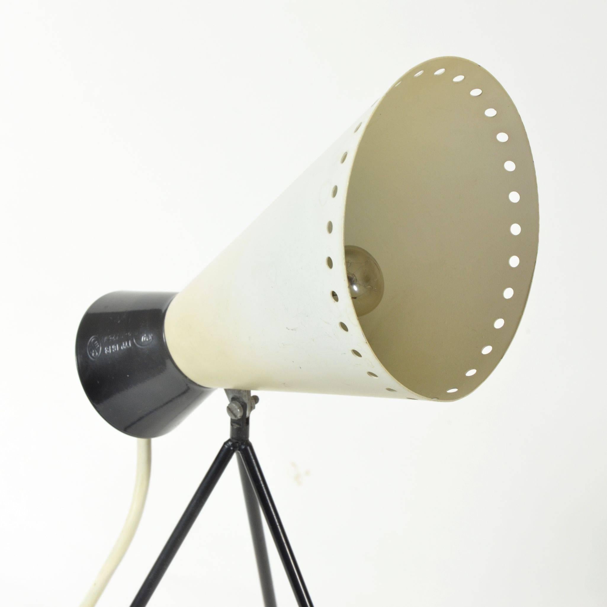 Vintage Josef Hurka Tripod Lamp for Napako, Czechoslovakia, 1960s In Good Condition For Sale In Zbiroh, CZ