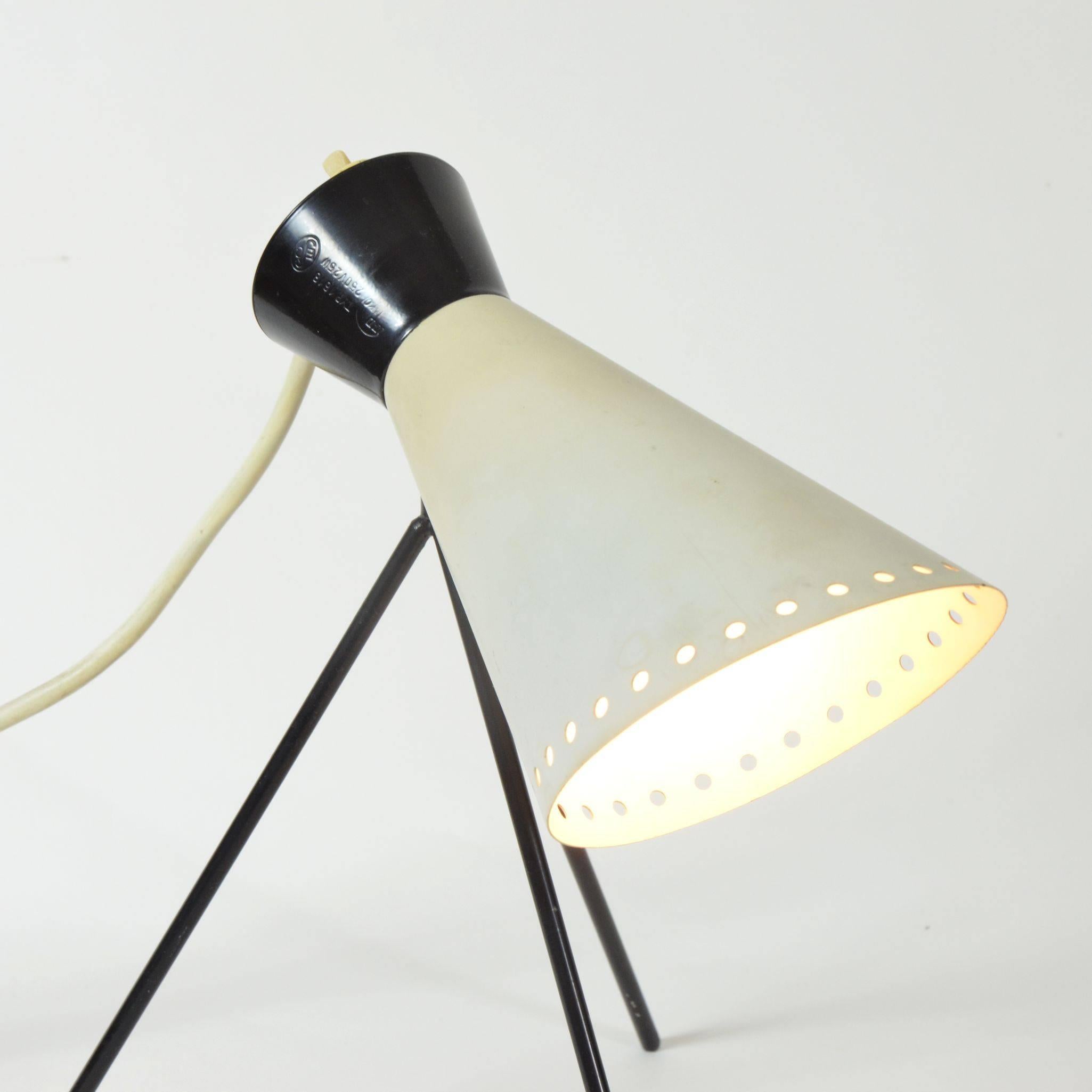 Vintage Josef Hurka Tripod Lamp for Napako, Czechoslovakia, 1960s For Sale 2