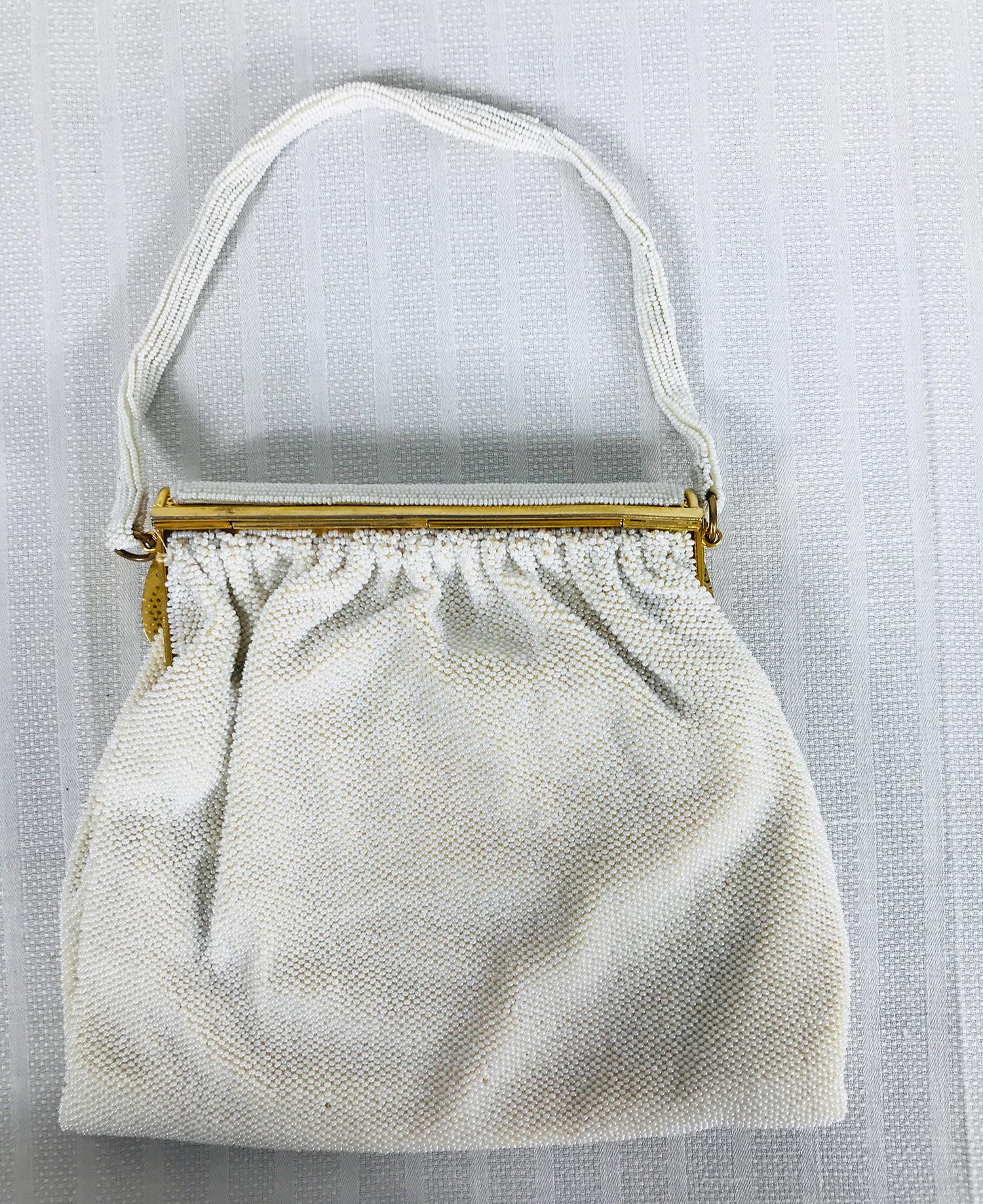 pearl embroidery bag