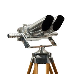 Vintage Josef Schneider 10 X 80 WWII Observation Binoculars