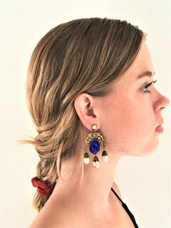 Orecchino a clip Joseff of Hollywood 1940s USA, oro russo