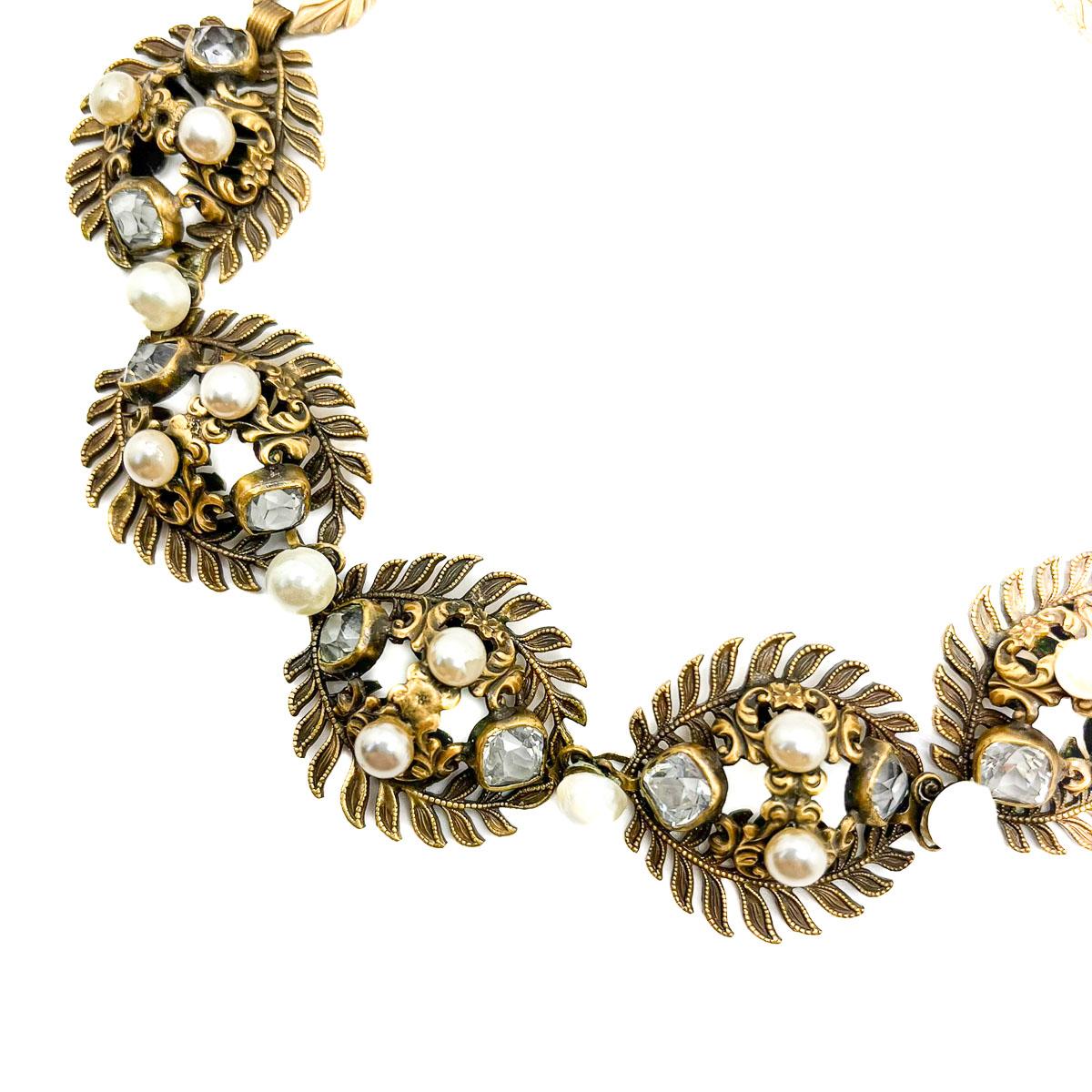 Joseff of Hollywood Perle e Paste Demi Parure vintage degli anni '40 In condizioni buone in vendita a Wilmslow, GB
