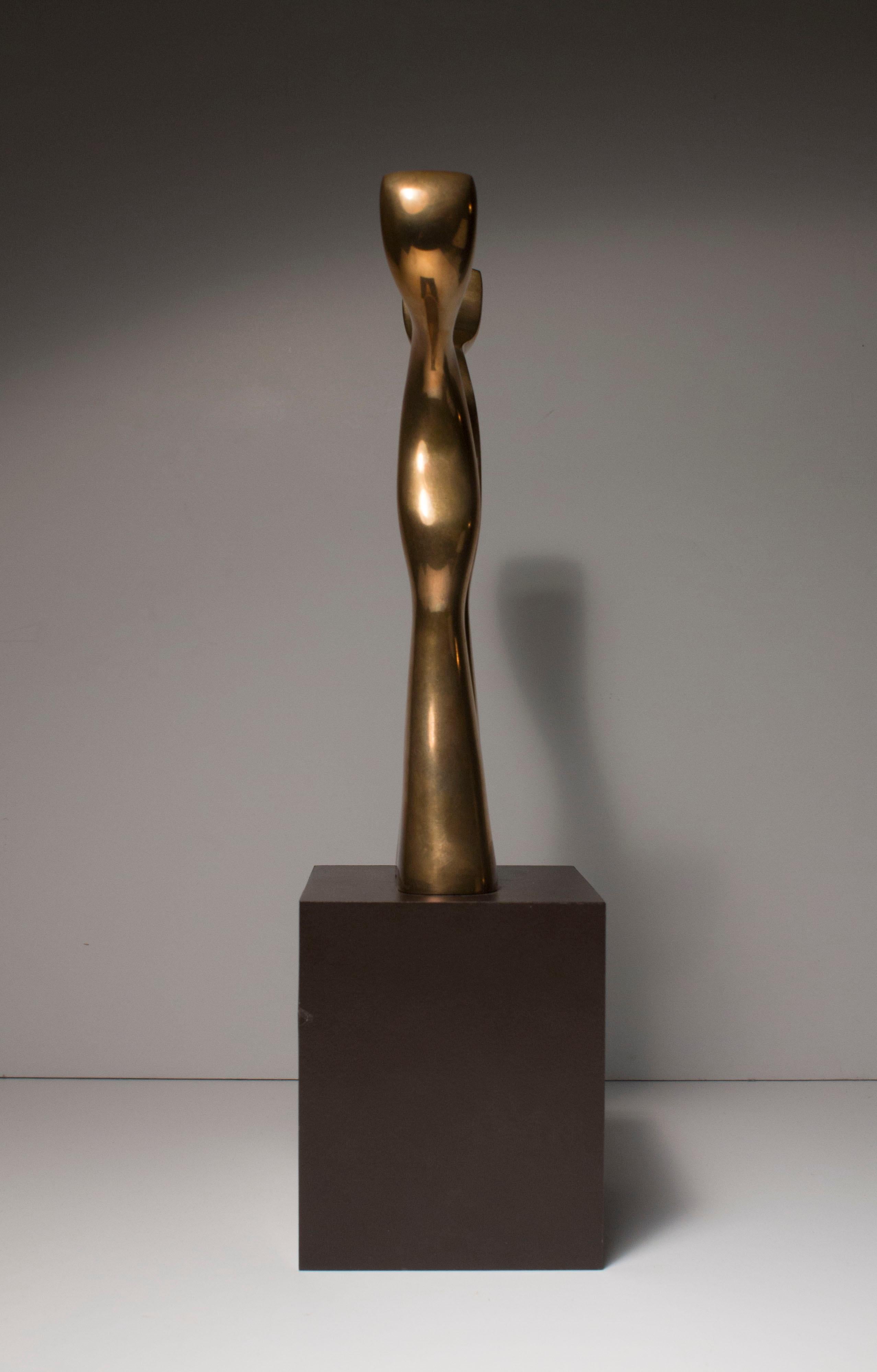 Mid-Century Modern Sculpture ou certificat d'artiste vintage Joseph Burlini en vente
