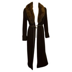 Vintage Joseph Olive Green Knit  , Suede and 'Fur'  Jacket