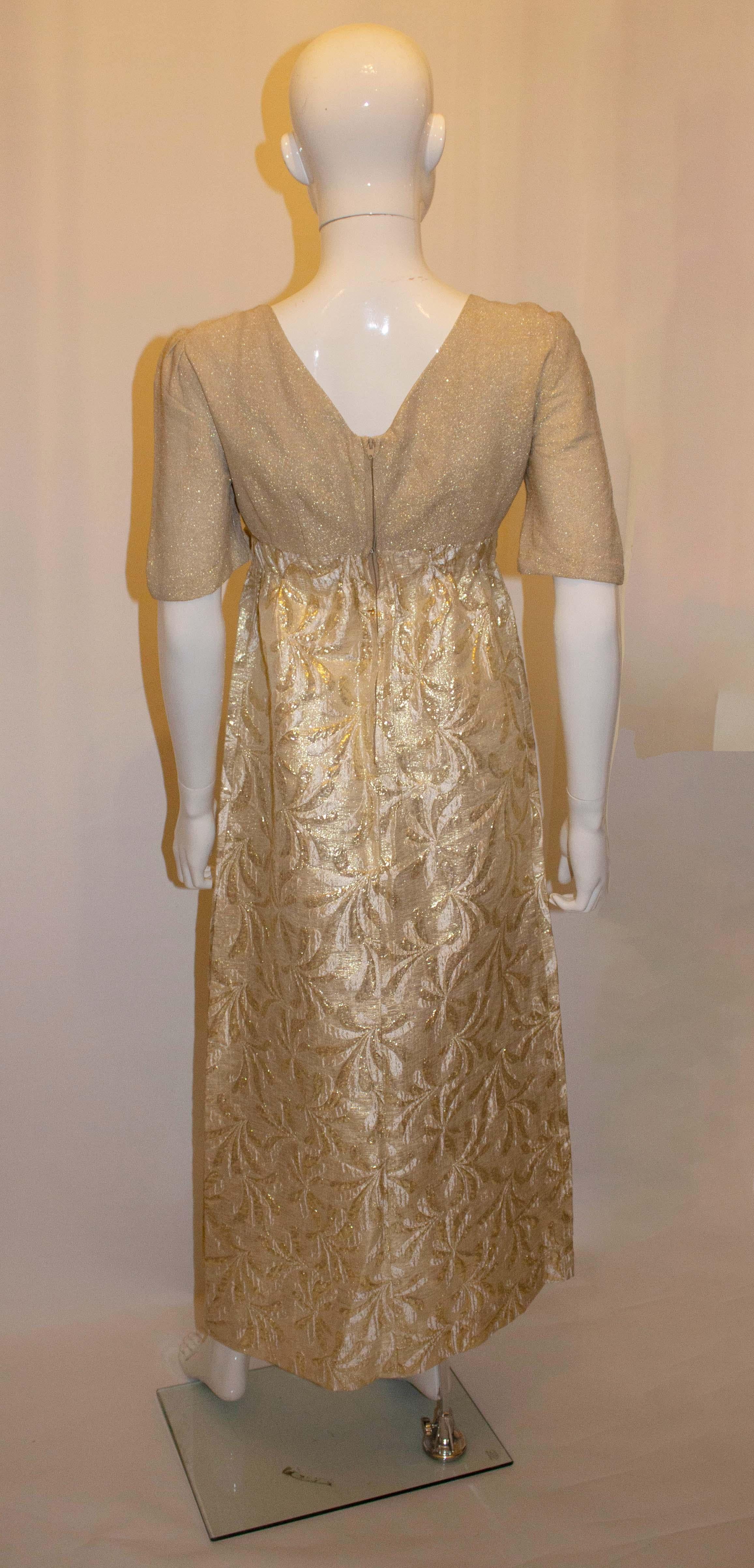 Vintage Joyce Palmer Evening Gown. In Good Condition For Sale In London, GB