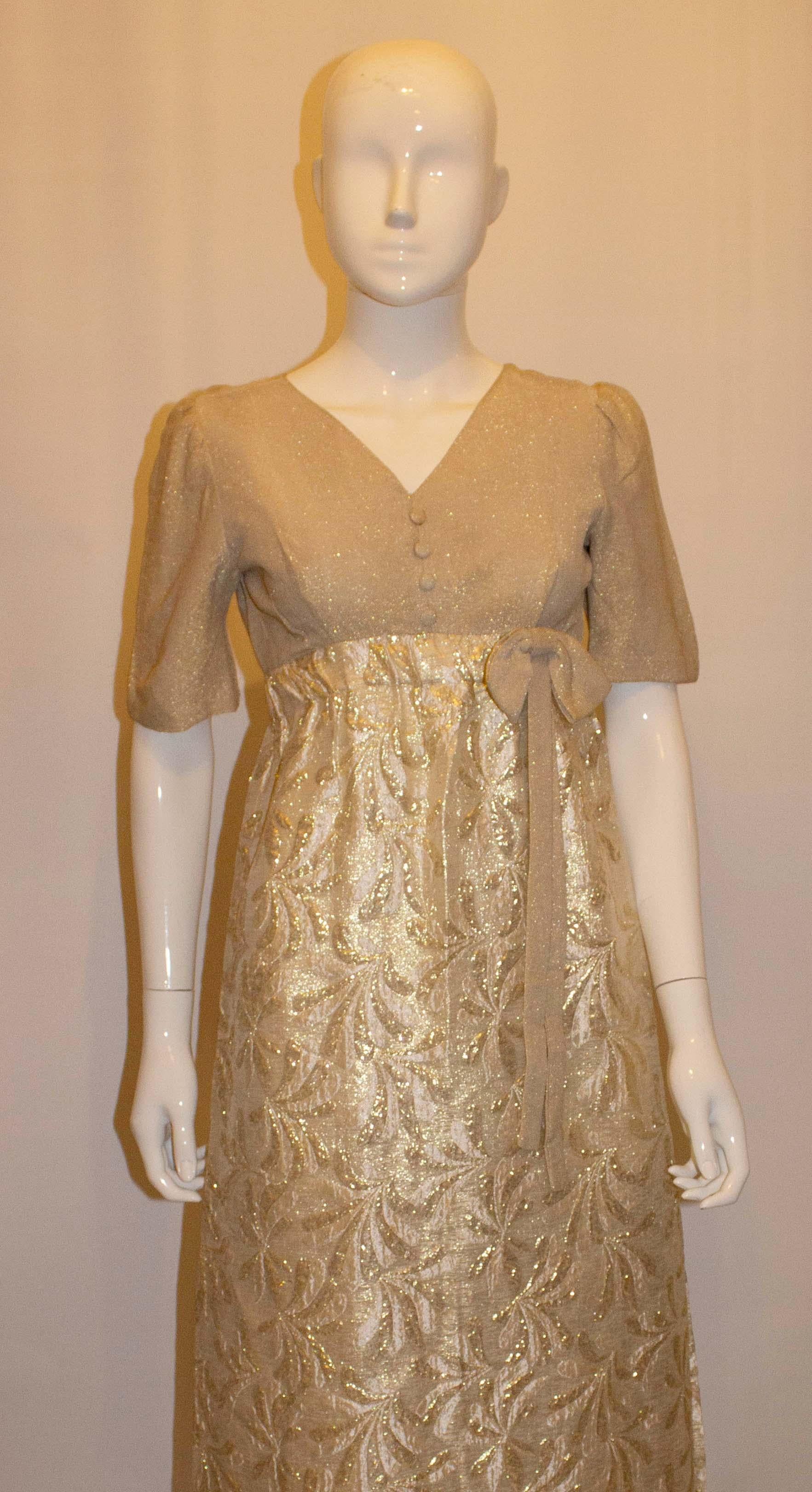 Women's Vintage Joyce Palmer Evening Gown. For Sale