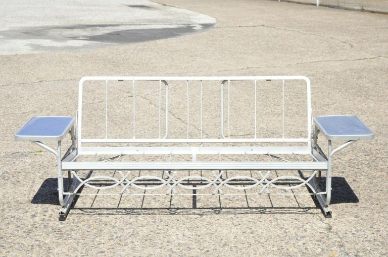 Vintage Metal Glider Sofa Baci Living Room