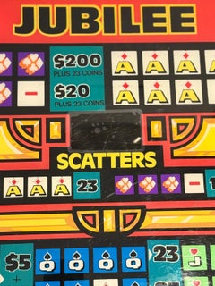 Vintage Jubilee Casino Gaming Table, Framed, Mounted, Removable Legs, c1980