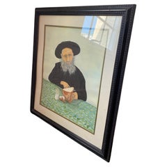 Vintage Judaica-Lithographie „Der Challah-Bratenschnitt“ aus Judaica