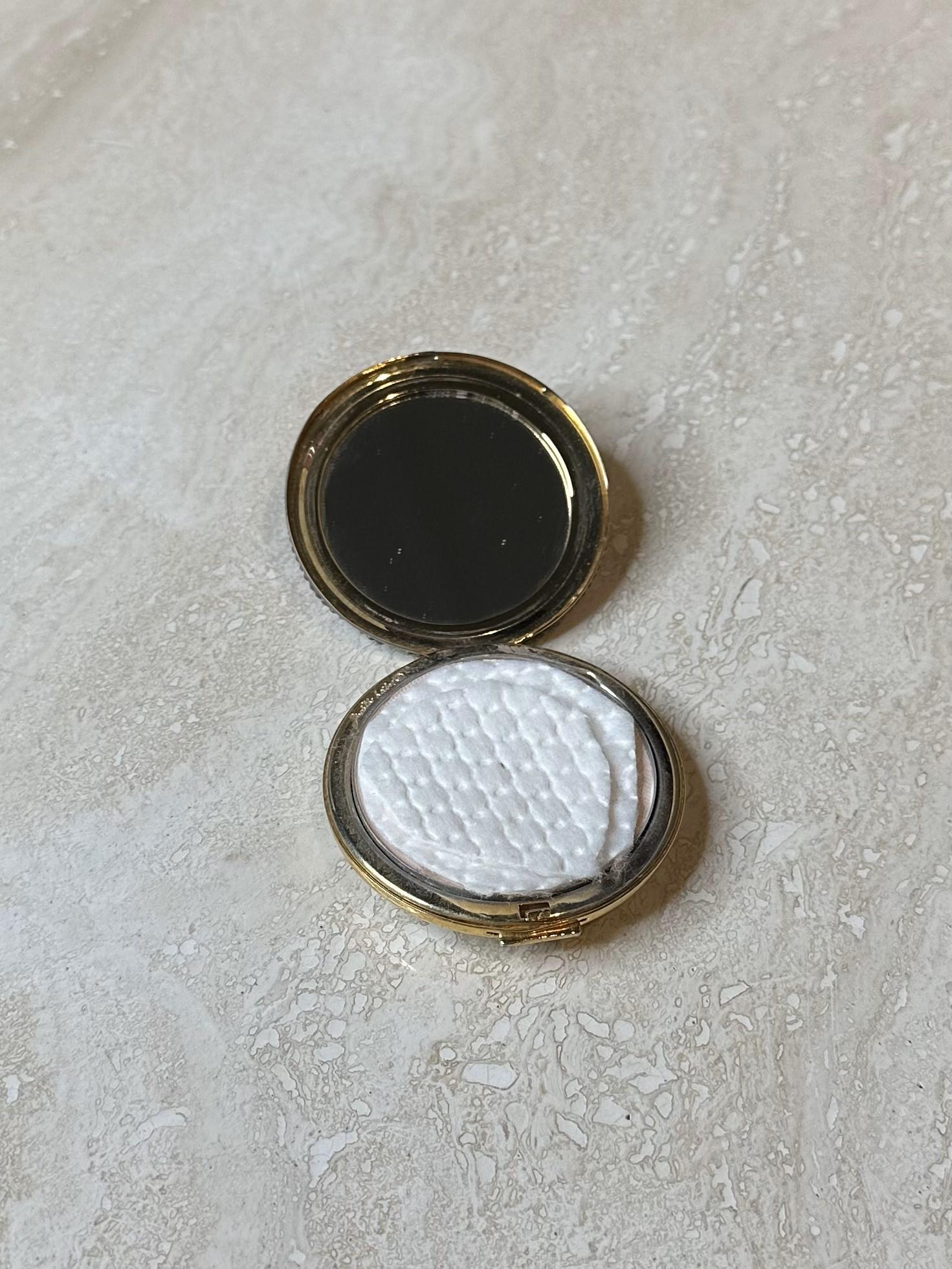 Regency Specchio compatto vintage con brillantini di Judith Leiber in vendita
