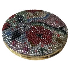 Vintage Judith Leiber Bedazzled Compact Mirror