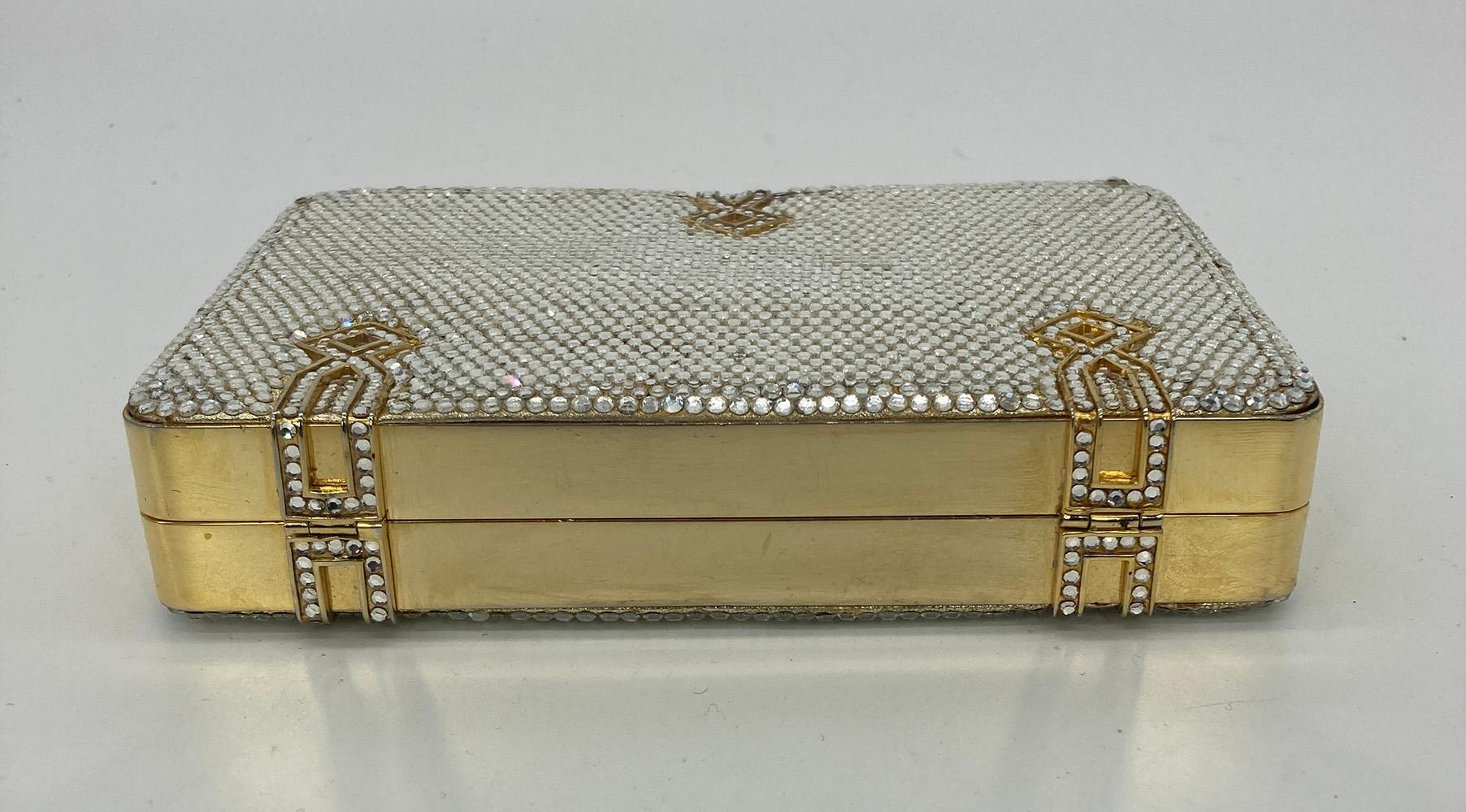 Judith Leiber Crystal Briefcase Minaudiere 1