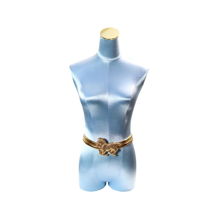 Vintage Judith Leiber Gold Horse Belt Circa 1980s at 1stDibs 