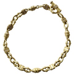 Vieux collier Judith Ripka en or 18 carats avec des diamants