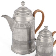 Jugendstil-Kaffeeschale und Sahneobertasse von Friedrich Bethge:: Deutschland