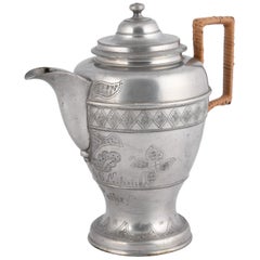 Vintage Jugendstil Coffee Pot, Germany, 1866