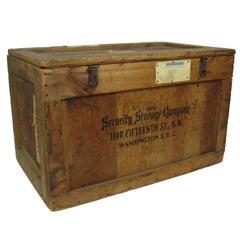 Vintage Julia Child's Security Storage Company Shipping Crate