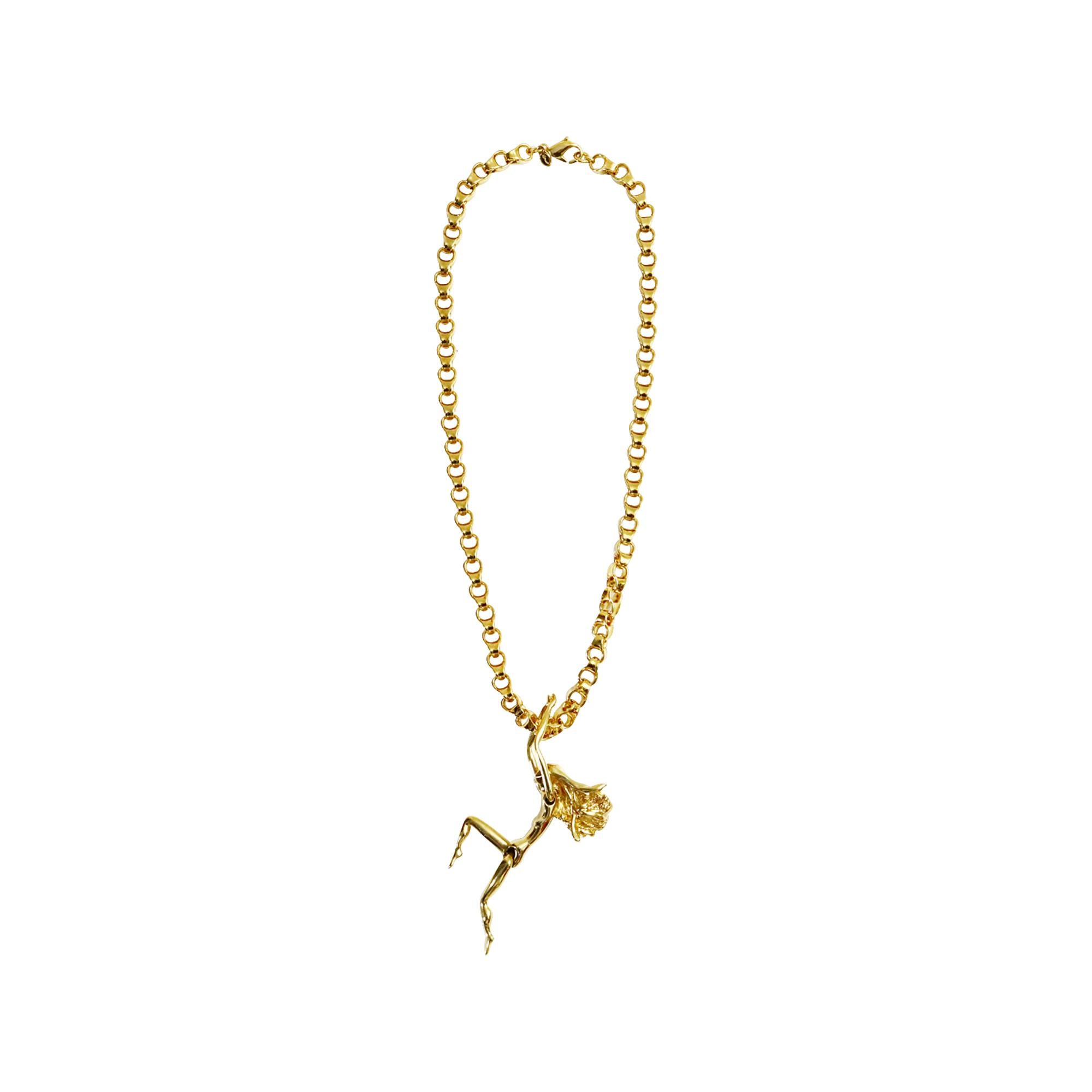 Collana vintage Julian Snelling Acrobatic Lady, anni '80 circa in vendita 2