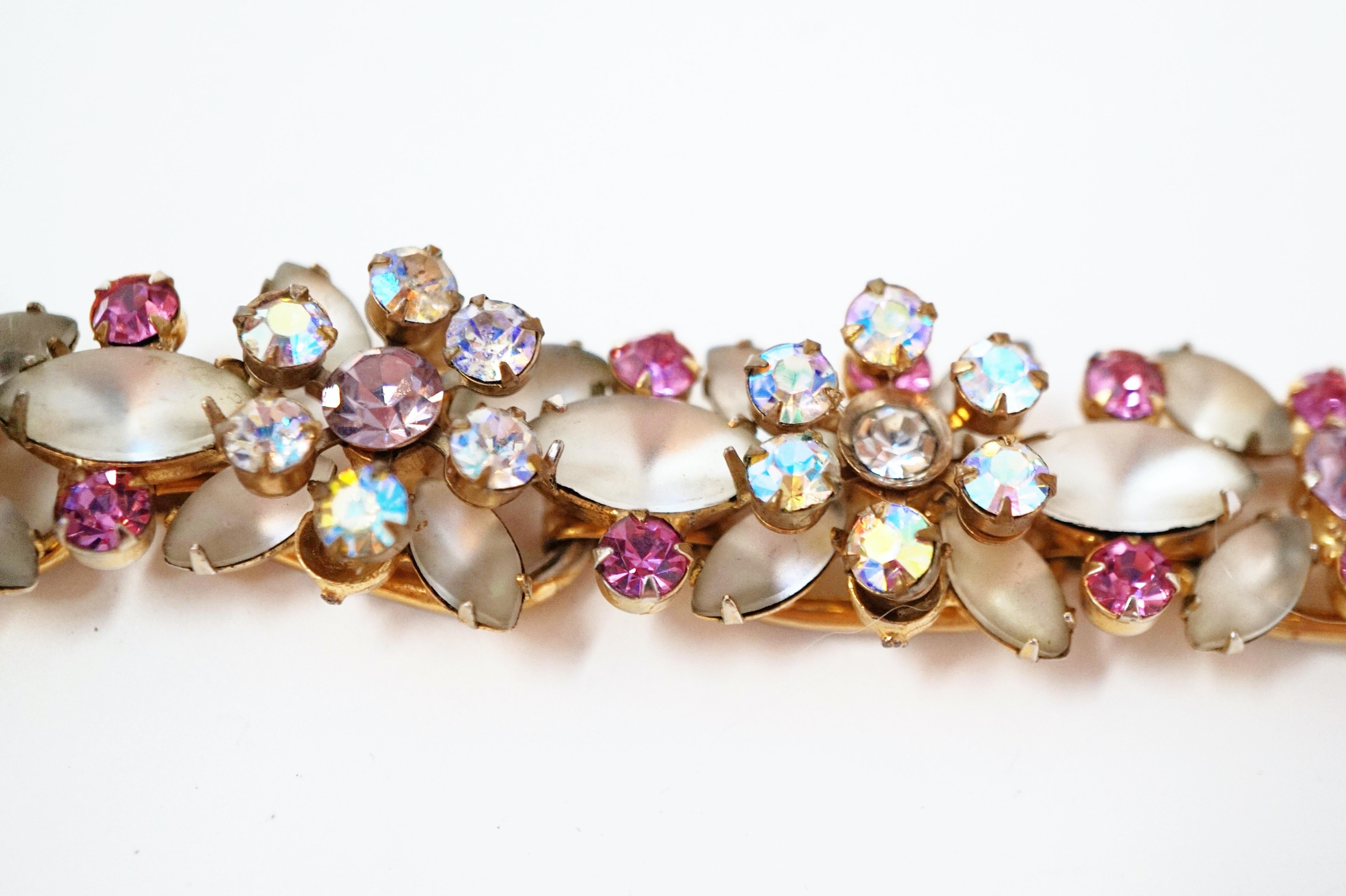 pink rhinestone bracelet