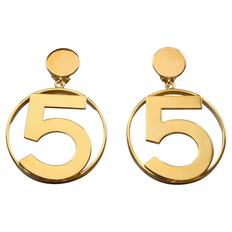 Chanel Drop Clip Earrings - 77 For Sale on 1stDibs