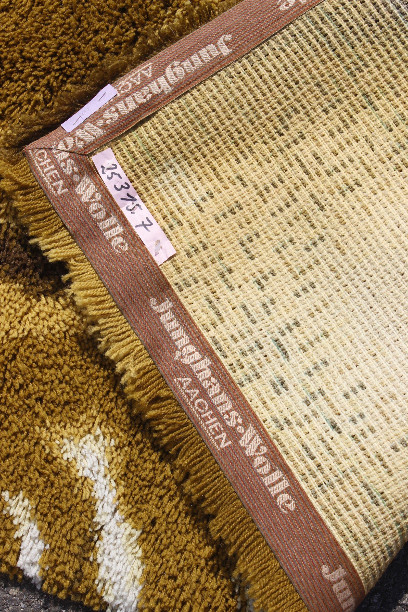 Vintage Junghans shaggy wool rug 1970s For Sale 2