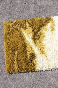 Vintage Junghans shaggy wool rug 1970s