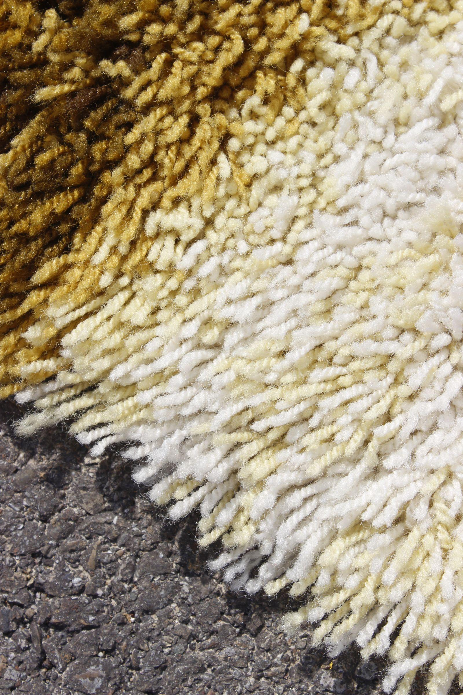 Laine Tapis vintage Junghans en laine shaggy 1970 en vente