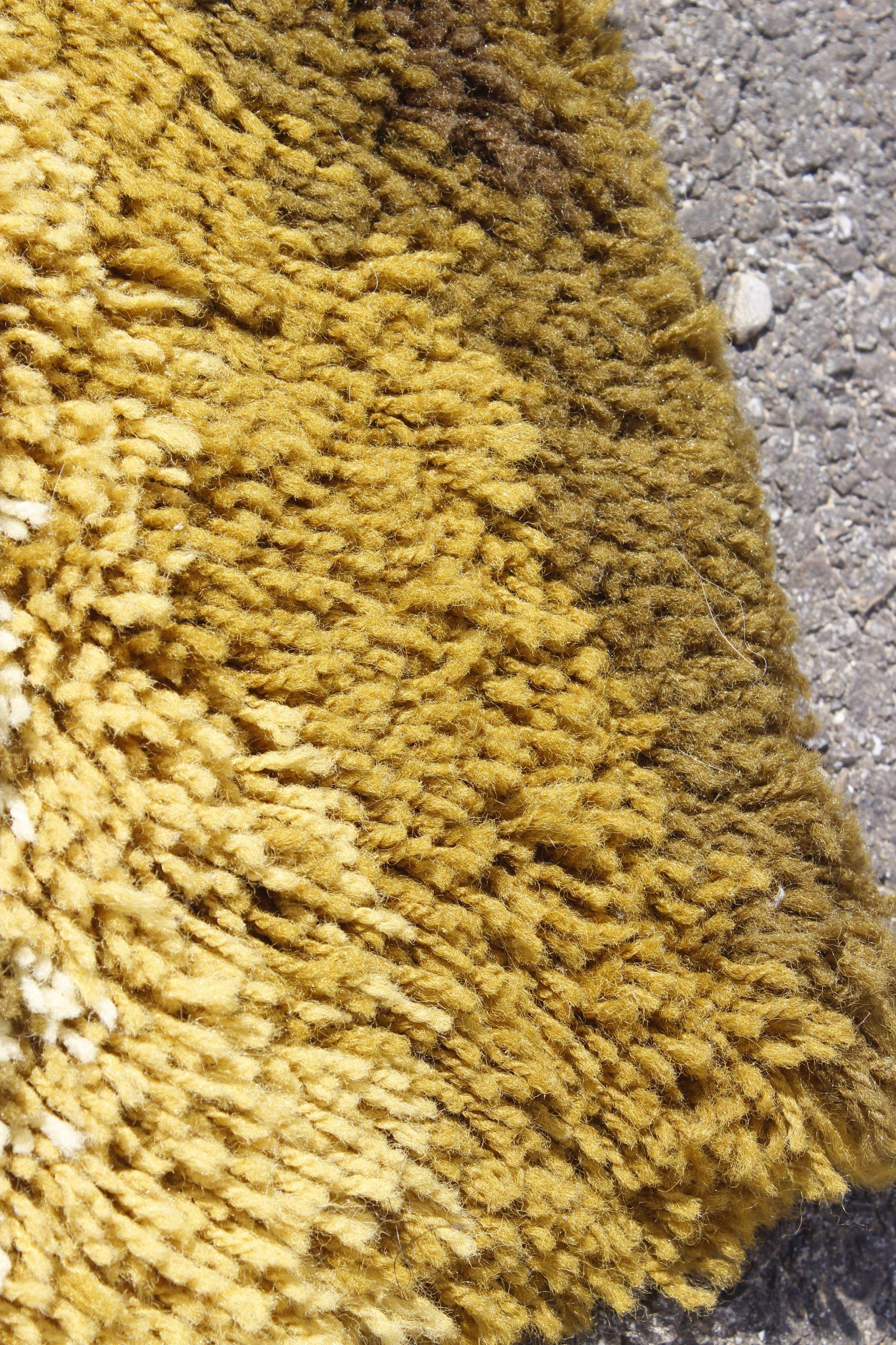 Vintage Junghans shaggy wool rug 1970s For Sale 1