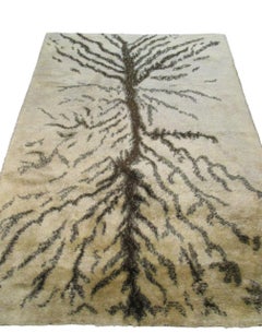 Vintage Jungle series wool rug from Italy