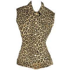 Vintage Junior Jean Paul Gaultier Printed Vest