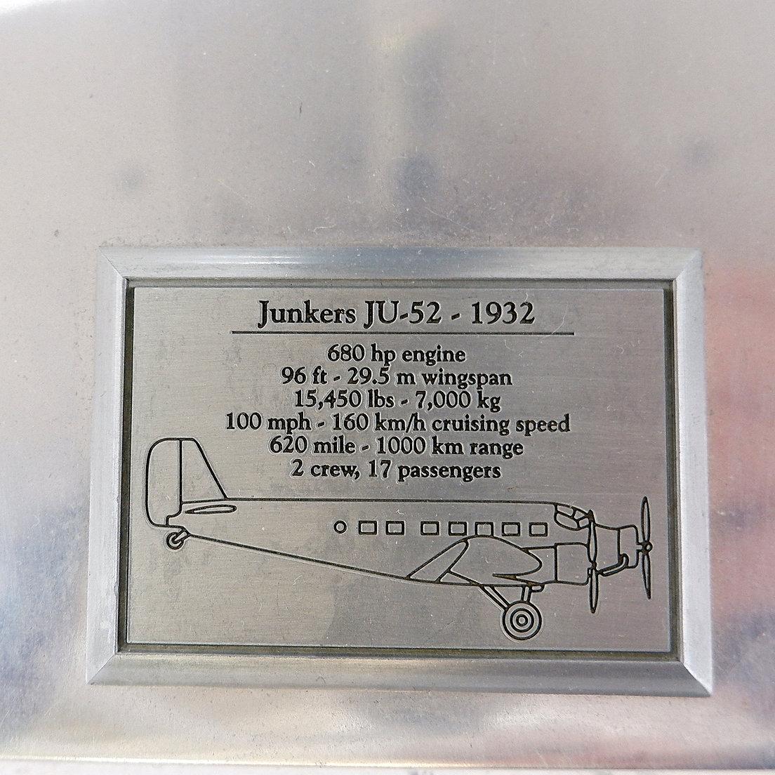 Maquette d'avion de bureau Vintage 