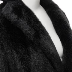 vintage JUNYA WATANABE 2001 faux fur clear PVC insert blazer coat M