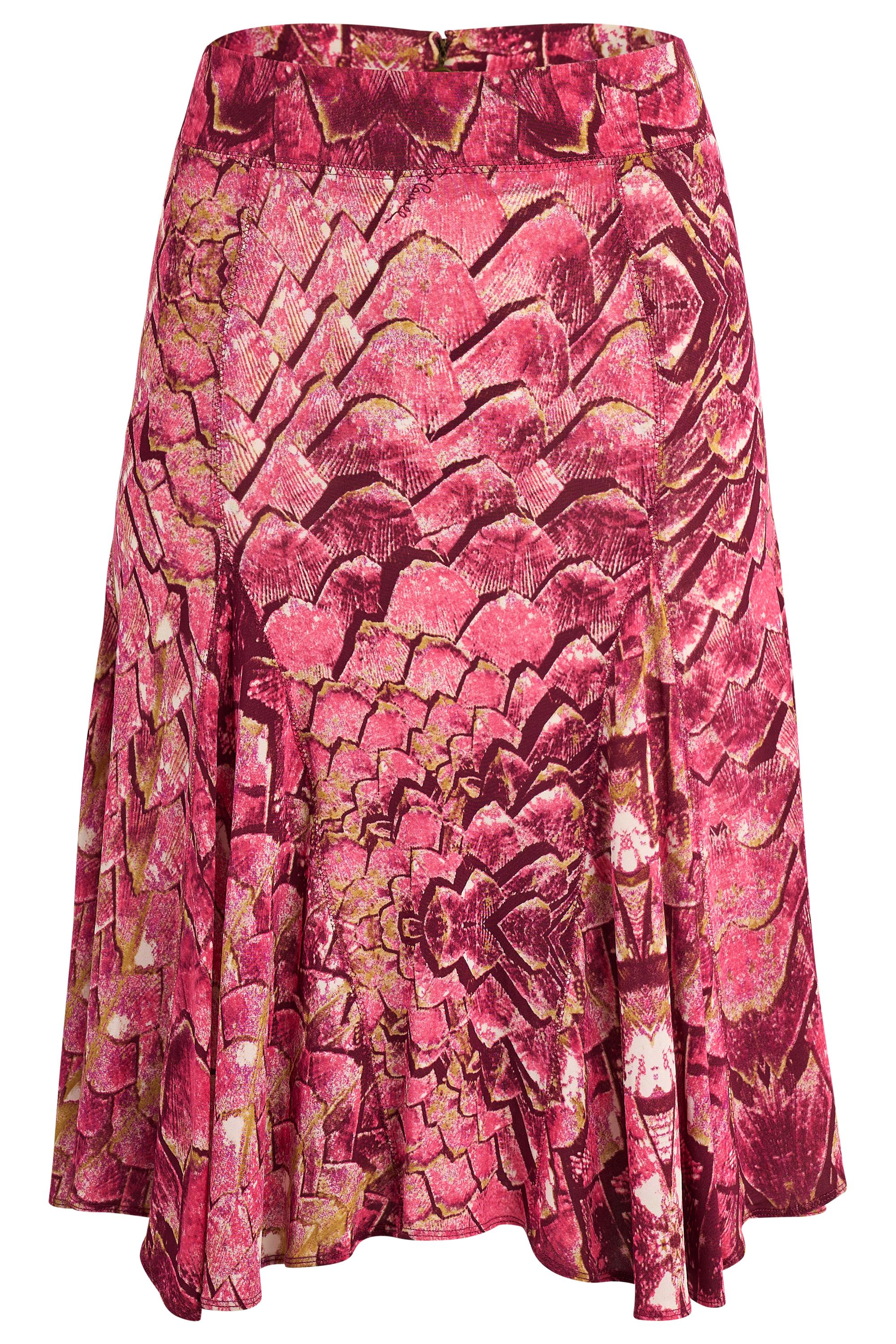 Conjunto Vintage Just Cavalli S/S 2007 Falda Rosa Estampado Animal en venta 6